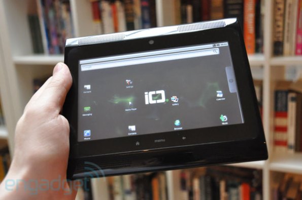 Image of a tablet running Android